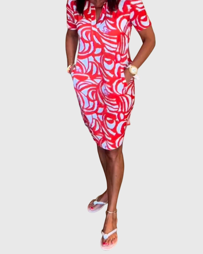 Elle™ | Schmeichelhaftes Avenue Walk Kleid