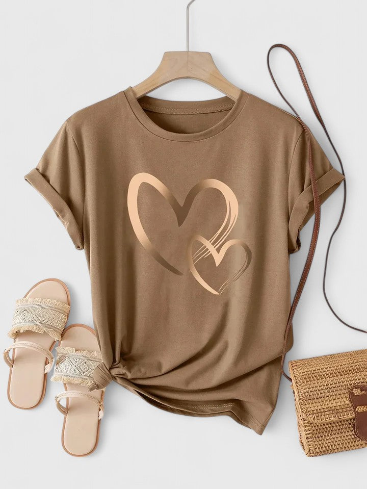 Ivanelle | Bequemes T-Shirt mit kurzen Ärmeln