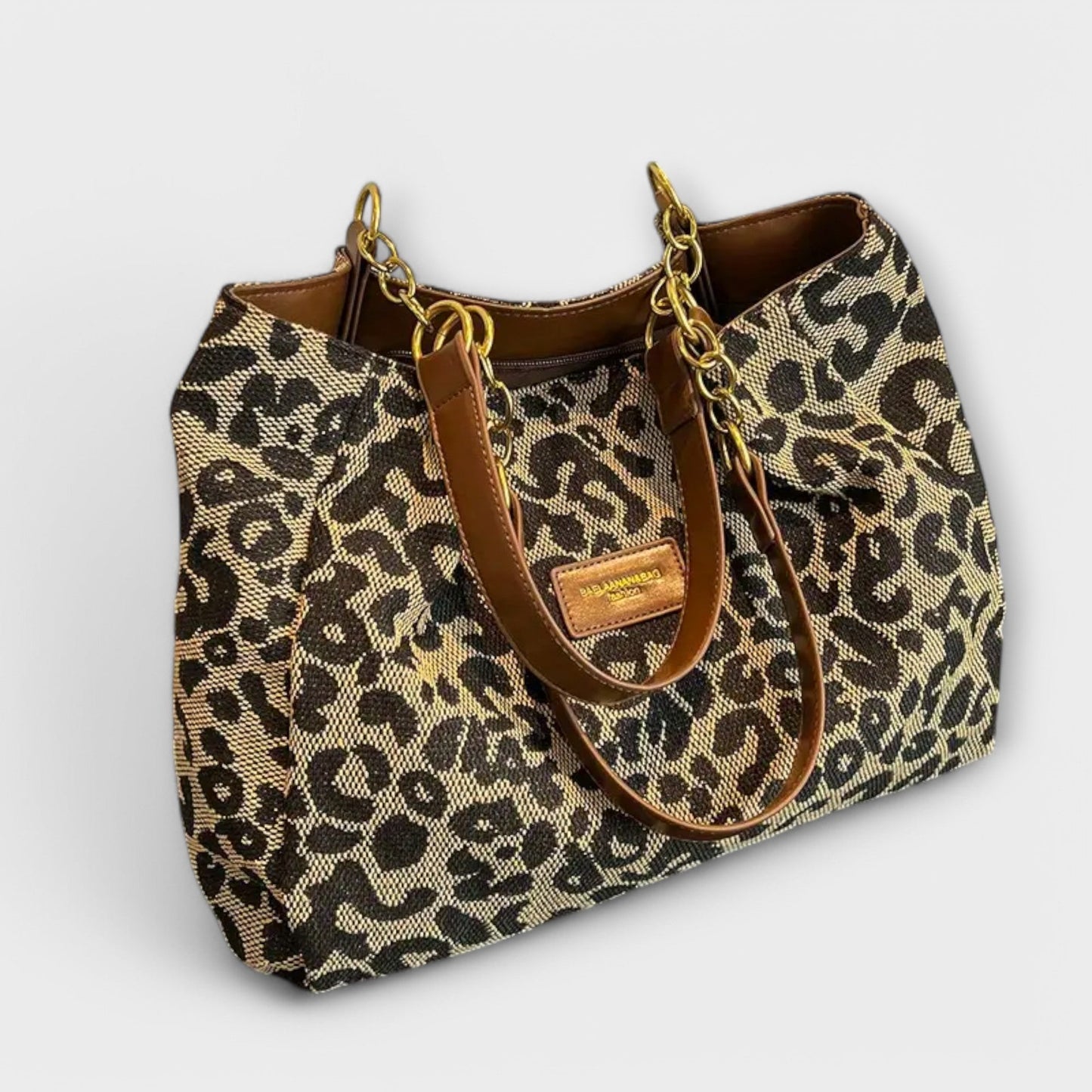 Olivia - Leopard Canvas Tasche