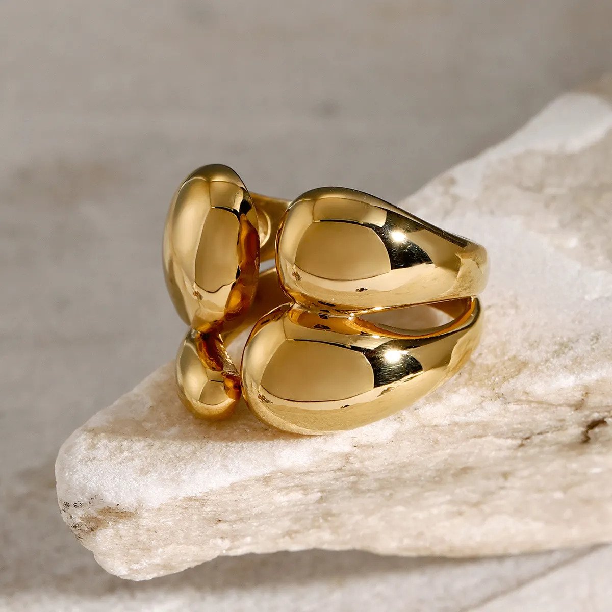 Fitton - Gold Bubble Moderner Ring