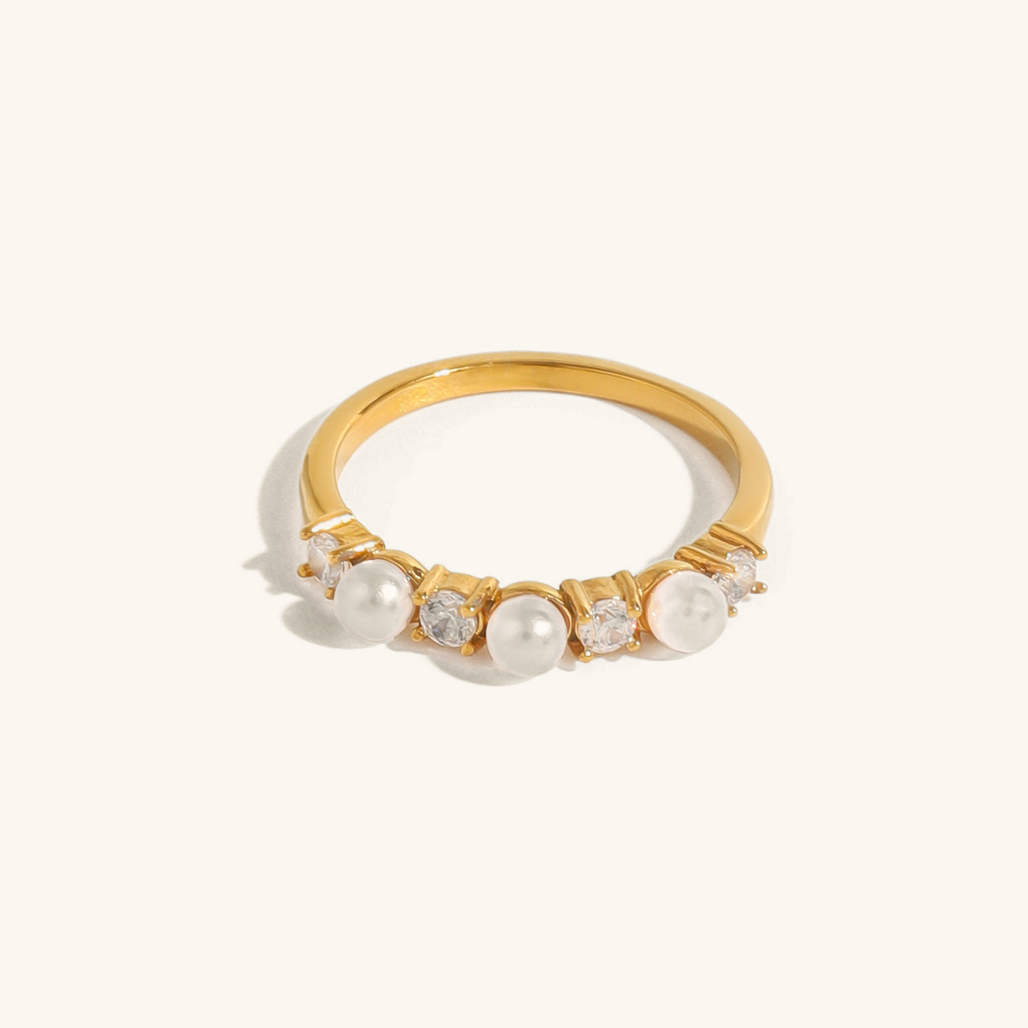 Holwice - Goldring mit Diamant