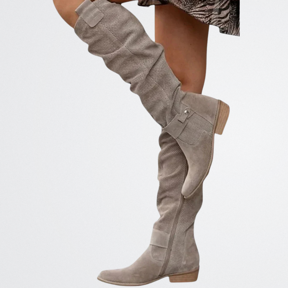 Halvira - Herbst Flache Stiefel
