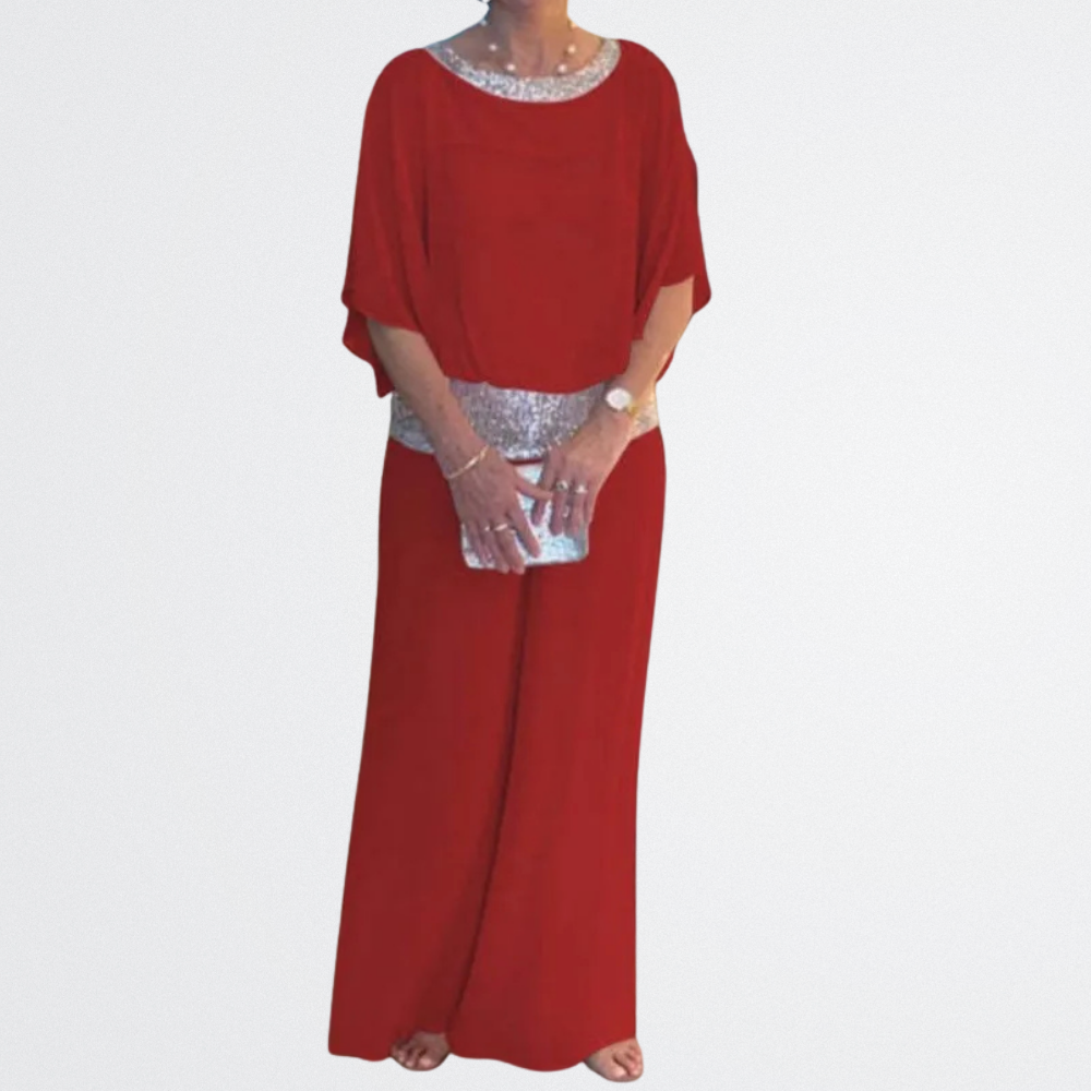 Lorelei - Luxuriöser Pailletten-Jumpsuit
