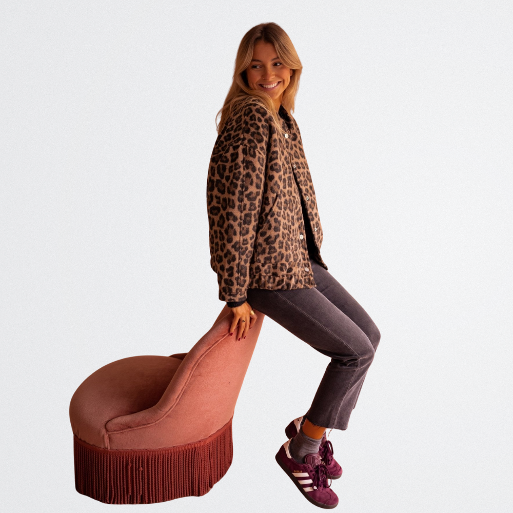 Brielle - Gemütliche Leopardenjacke