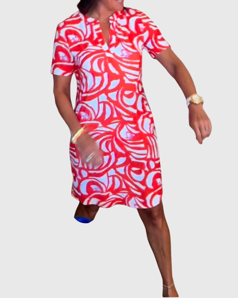 Elle™ | Schmeichelhaftes Avenue Walk Kleid