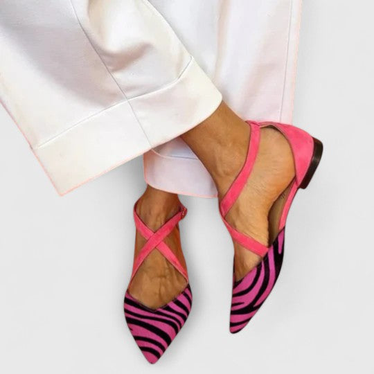 Khreysa | Elegante Ballerinas mit Riemen