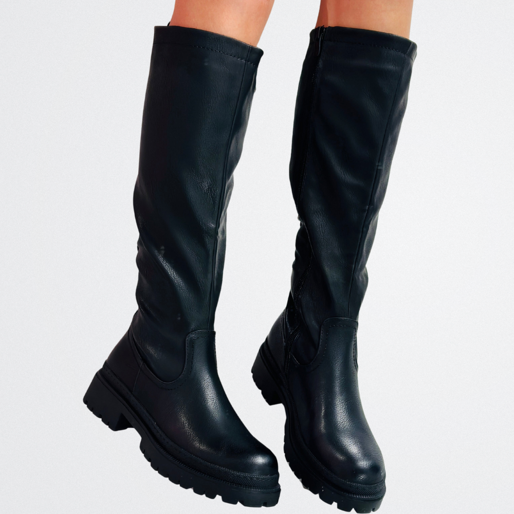 Amelia - Schwarze Winterstiefel