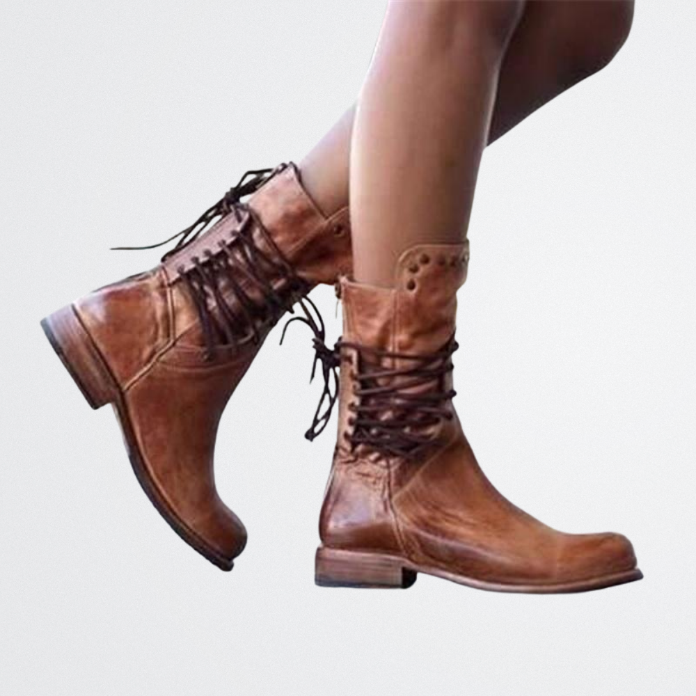 Ondine - Rustikale Schnürstiefel