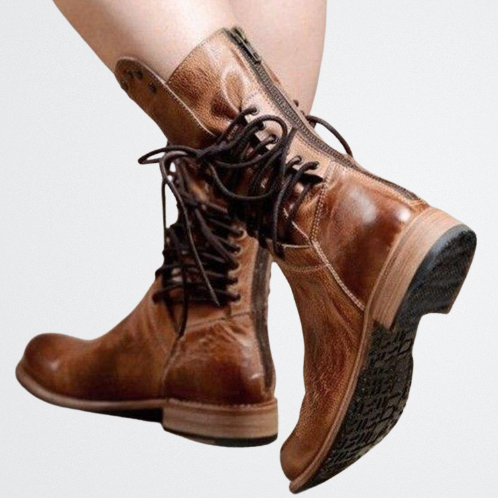 Ondine - Rustikale Schnürstiefel