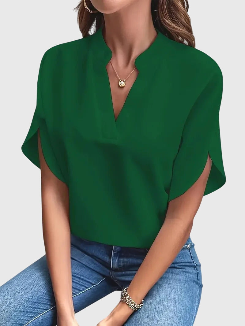 Beatrix™ | Weiches und elegantes V-Ausschnitt-Shirt