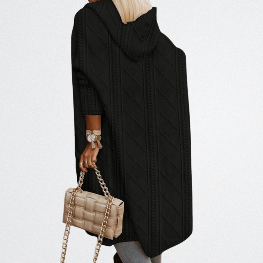 Sierra - Gestepptes Strick-Drape-Cardigan