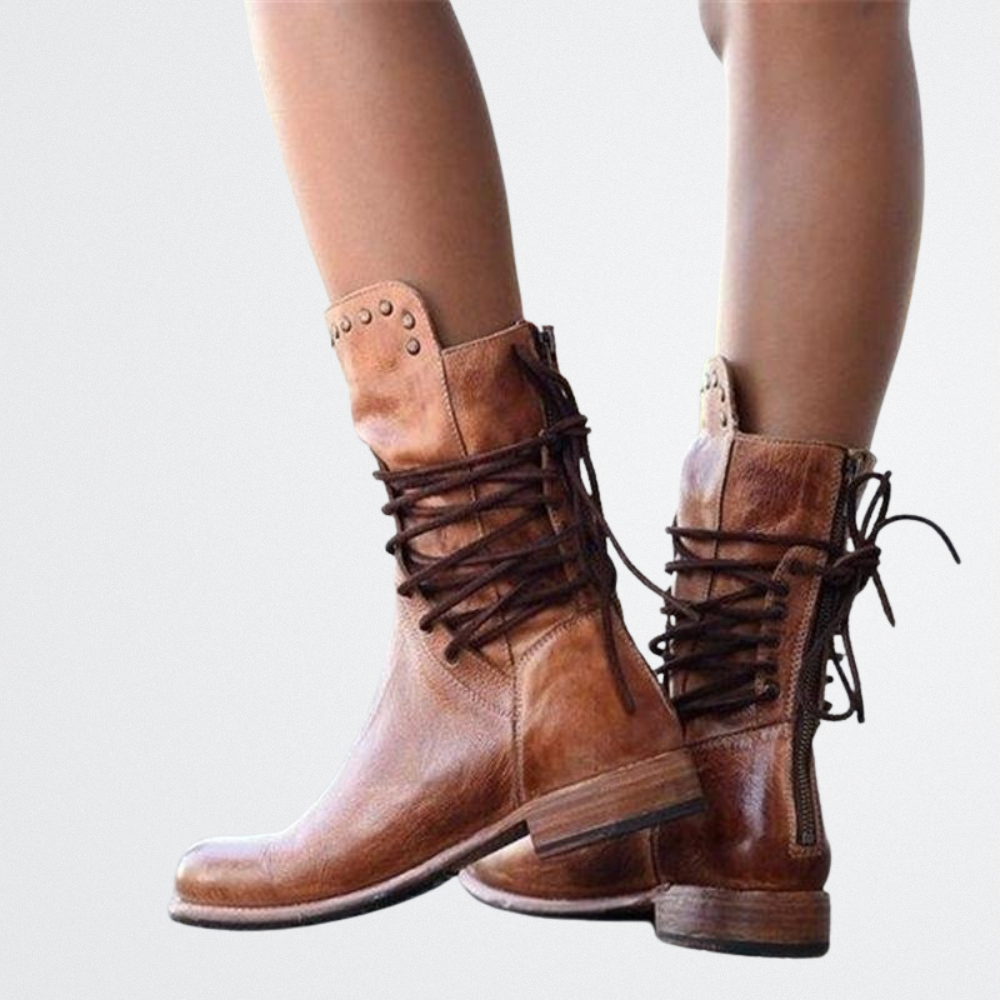 Ondine - Rustikale Schnürstiefel
