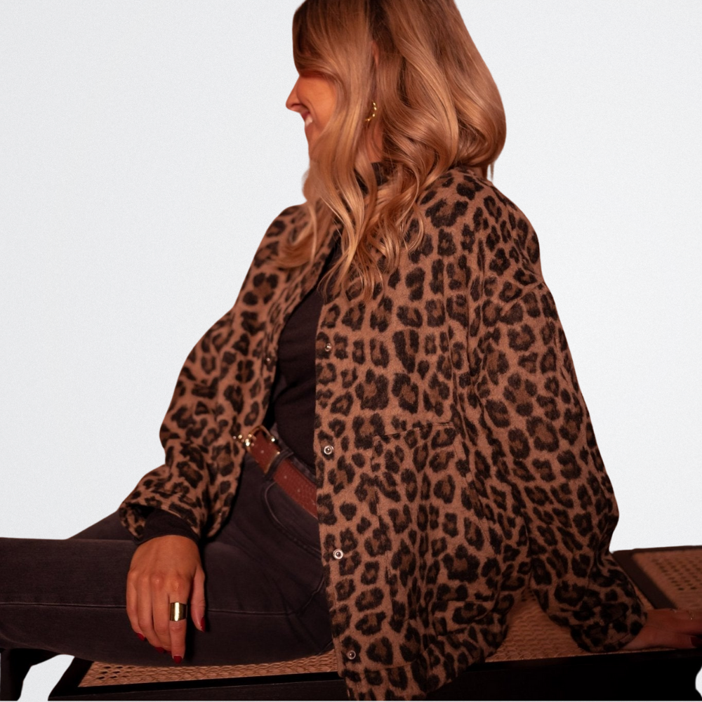 Brielle - Gemütliche Leopardenjacke