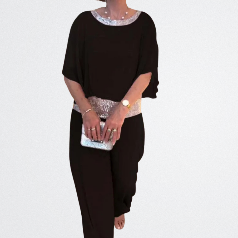 Lorelei - Luxuriöser Pailletten-Jumpsuit