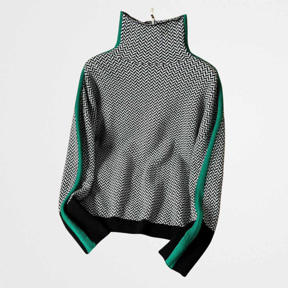 Carmeline - Strukturierter Strickpullover