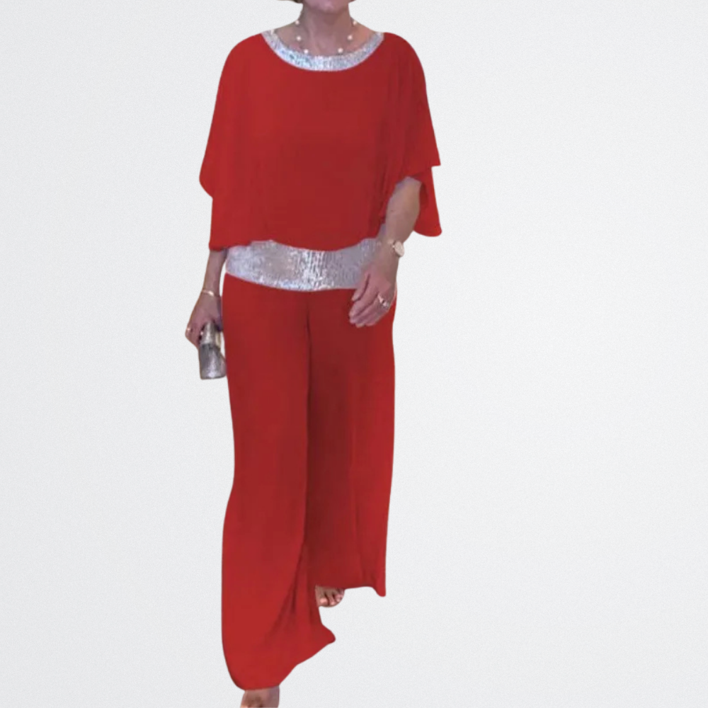 Lorelei - Luxuriöser Pailletten-Jumpsuit