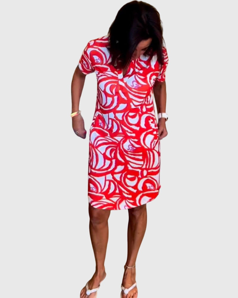 Elle™ | Schmeichelhaftes Avenue Walk Kleid