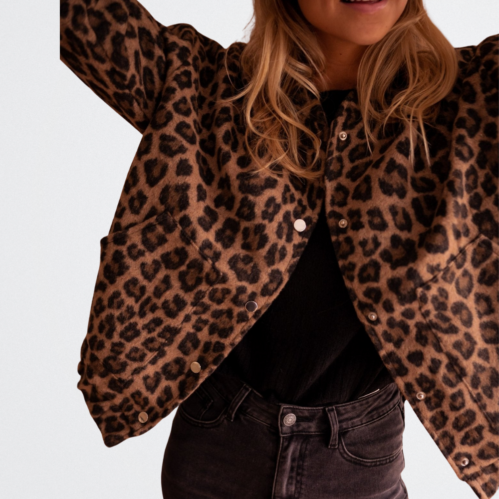 Brielle - Gemütliche Leopardenjacke