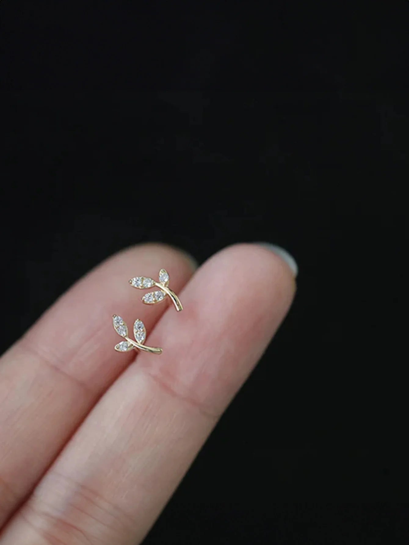 Mollie - Schmetterlingsohrringe mit Zirkonia