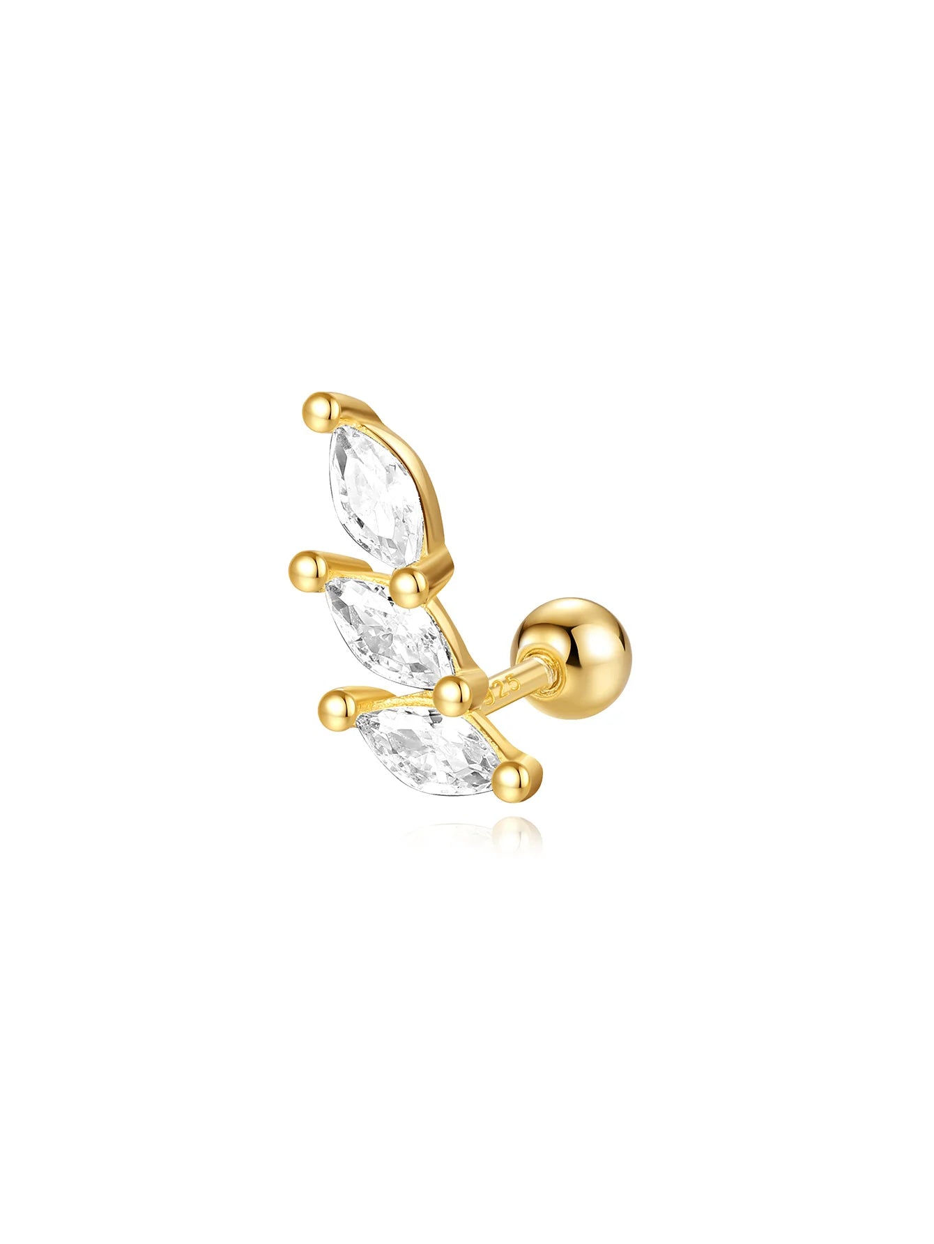 Mollie - Butterfly Earrings with Zirconia