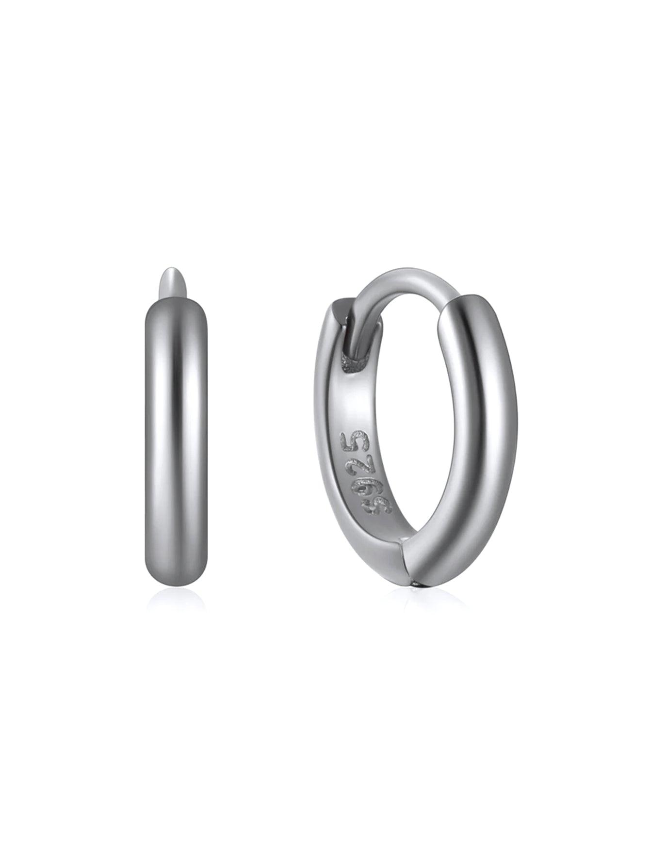 Hoop Huggie Earrings in Various Sizes – Mabel