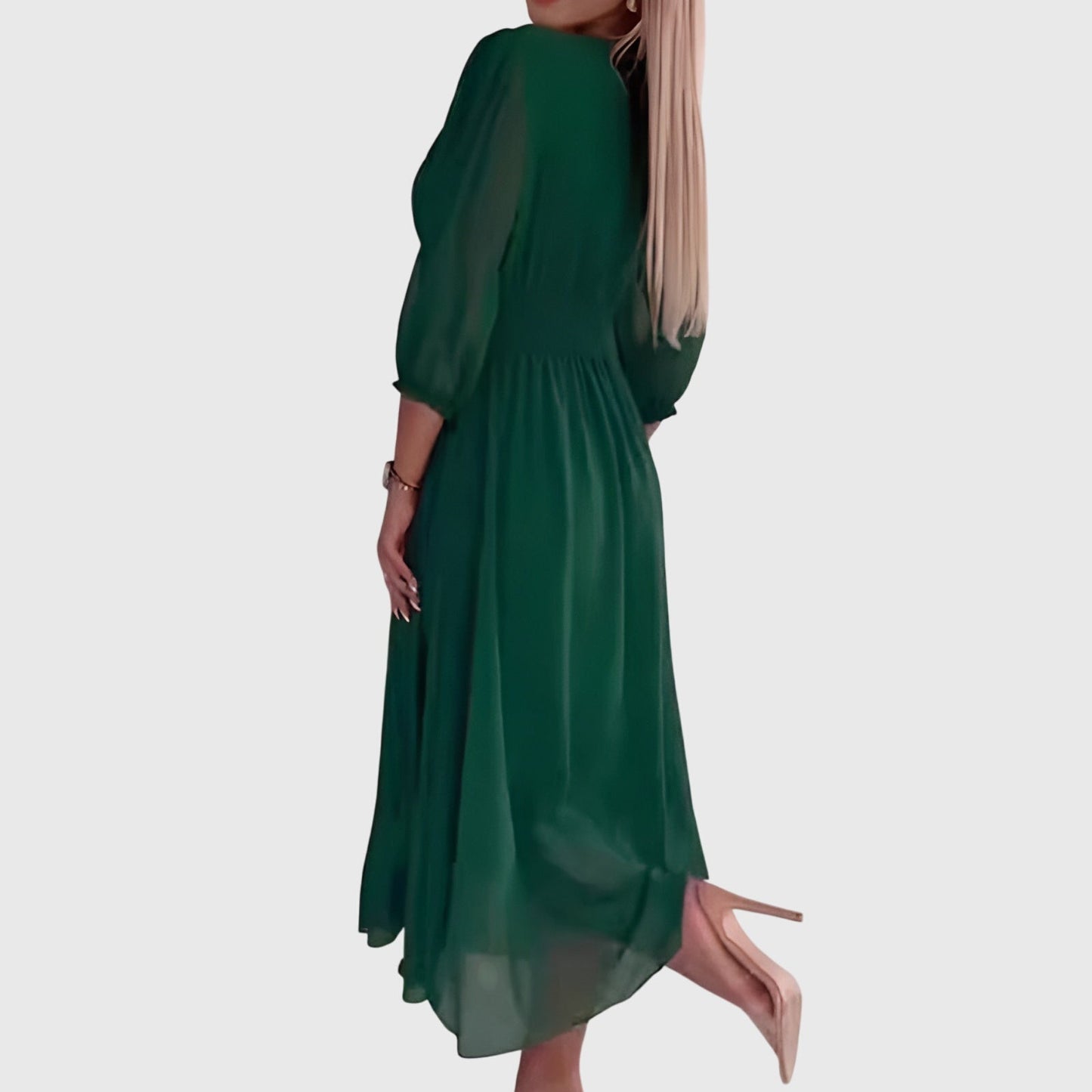 Chloe™ | Leichtes Seidiges Chiffonkleid