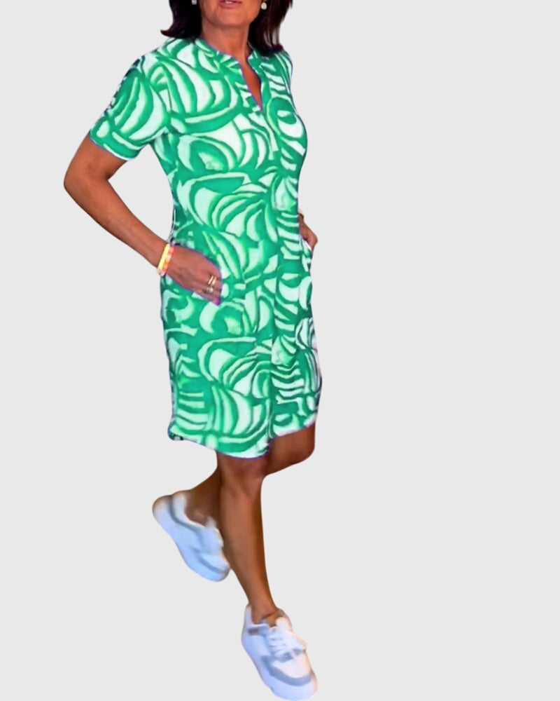 Elle™ | Schmeichelhaftes Avenue Walk Kleid