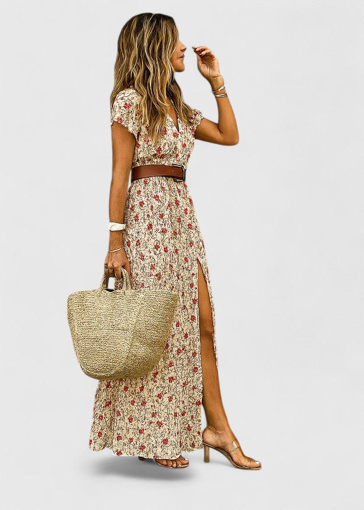 Lorraine | Stilvolles Boho Maxikleid