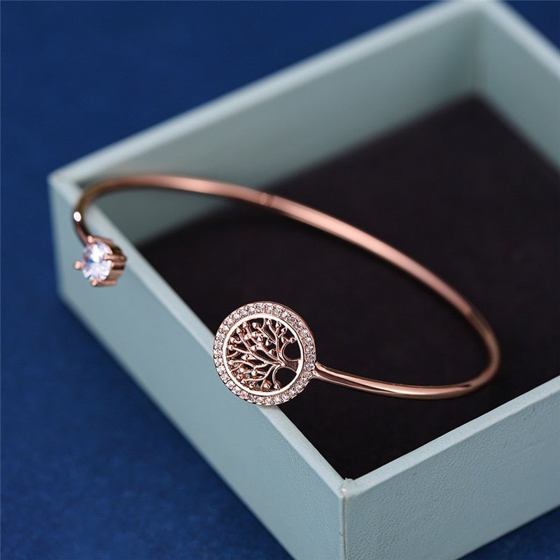 Clara - Verstellbares Baum-des-Lebens-Armband