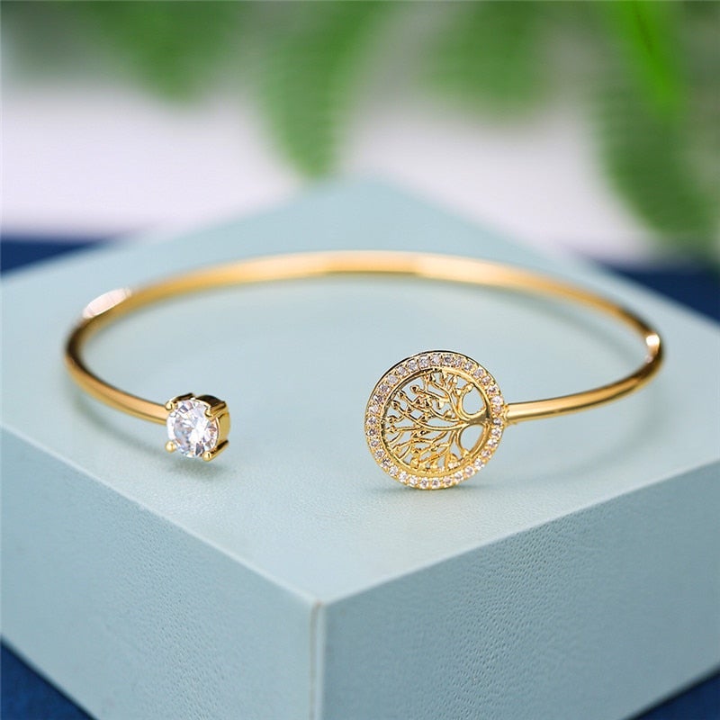 Clara - Verstellbares Baum-des-Lebens-Armband