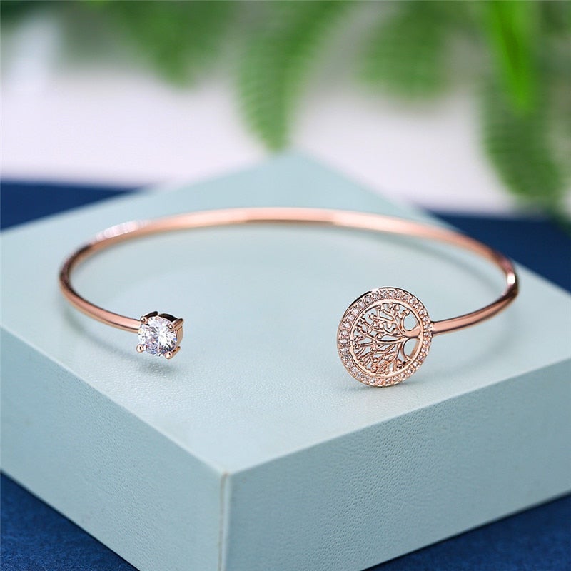 Clara - Verstellbares Baum-des-Lebens-Armband