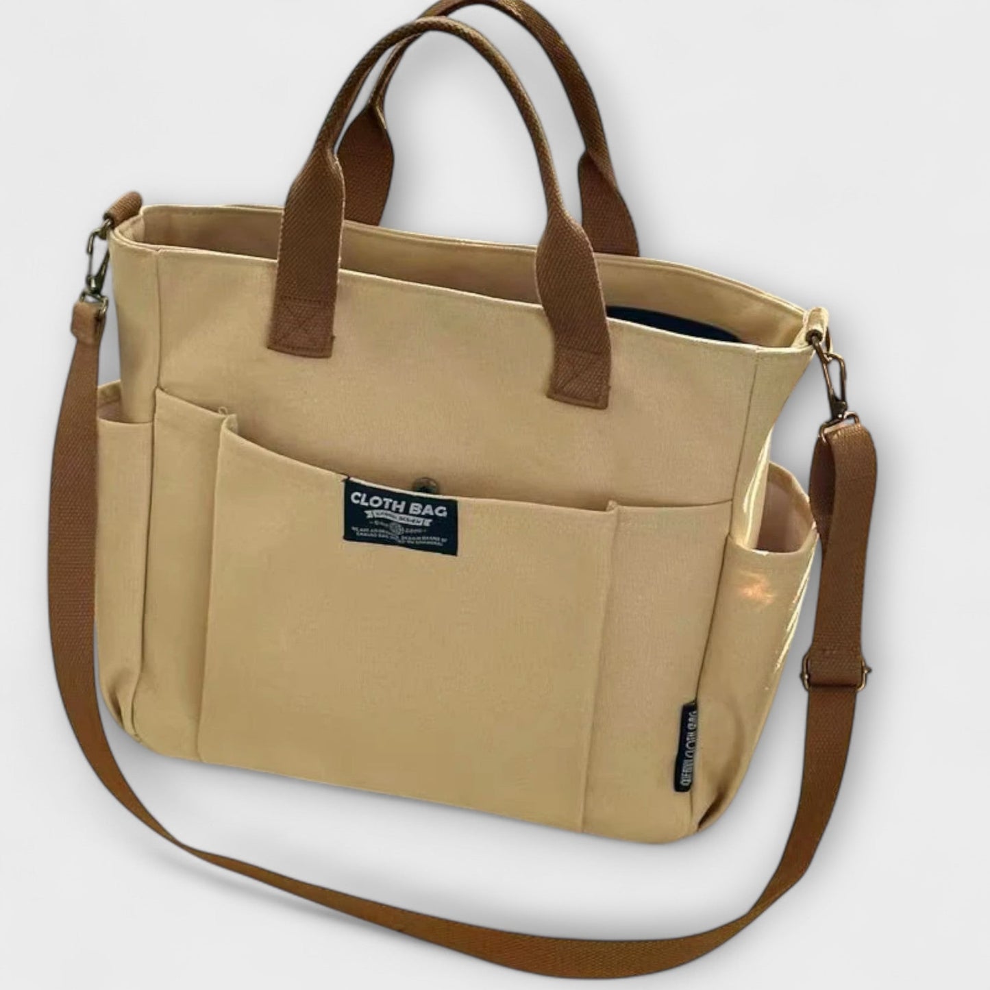 Olivia - Minimalistische Canvas-Shopper