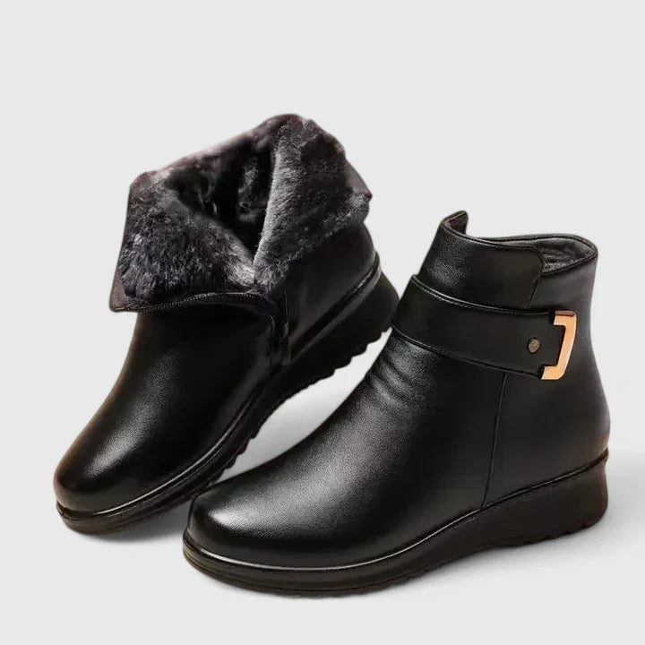 Rhovelyn - Plüsch Schneestiefel