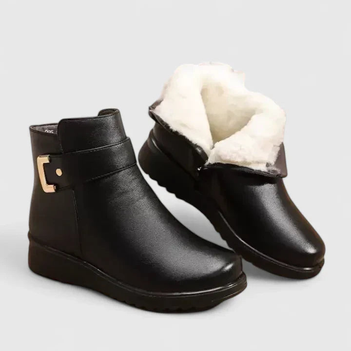 Rhovelyn - Plüsch Schneestiefel