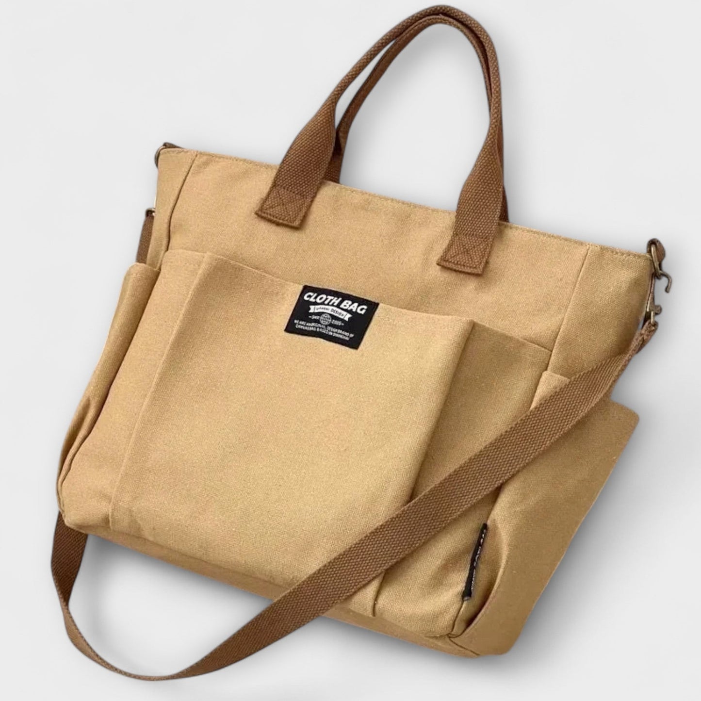Olivia - Minimalistische Canvas-Shopper