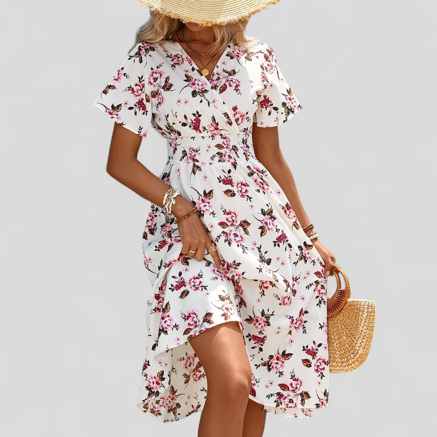 Gretalise | Bequemes Sommer-Midikleid