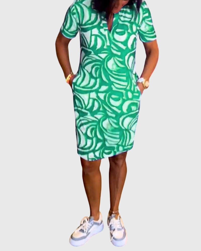 Elle™ | Schmeichelhaftes Avenue Walk Kleid