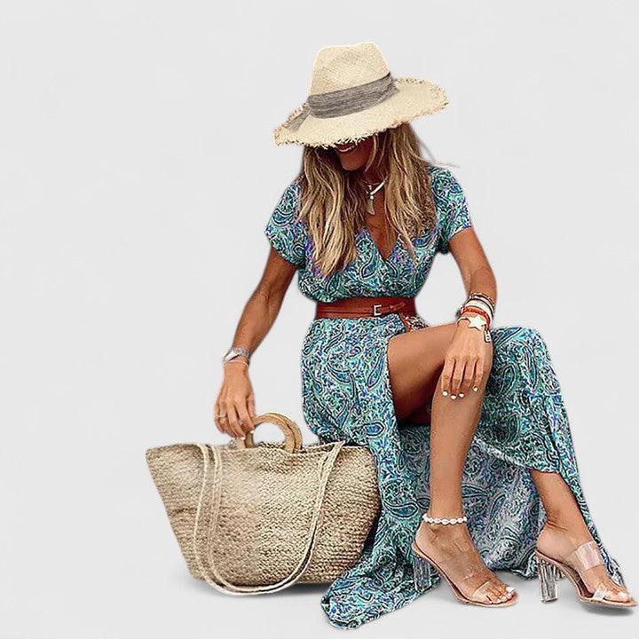 Lorraine | Stilvolles Boho Maxikleid