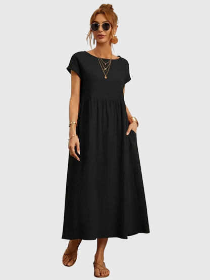 Giselle™ - Lässiges Kleid mit Taschen