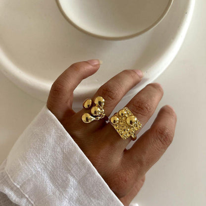 Fitton - Gold Bubble Moderner Ring
