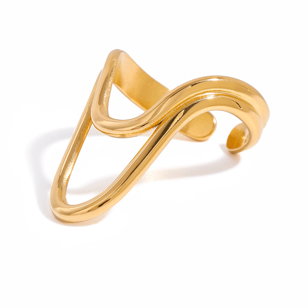 Asger - Eleganter Goldring