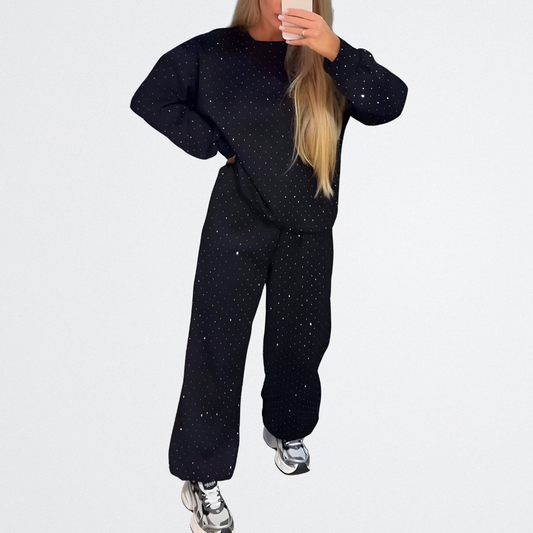 Celina - Glitzer-Loungewear Set