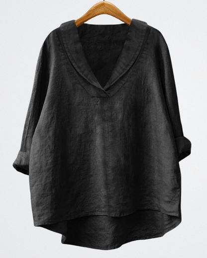 Brynn - Warmes Leinen-Overshirt
