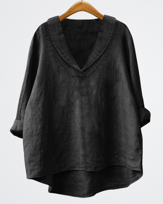 Brynn - Warmes Leinen-Overshirt