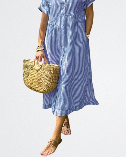 Mara Strand Midi Kleid