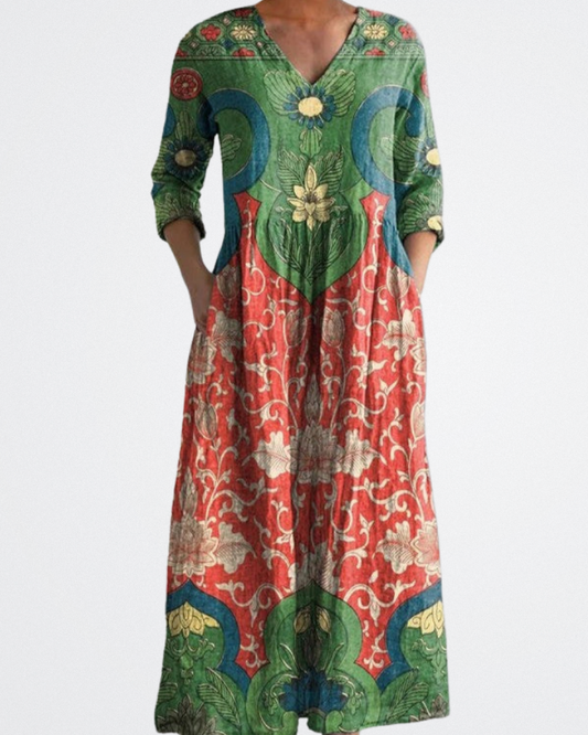 Jasmin - Vintage Wandteppich Kleid