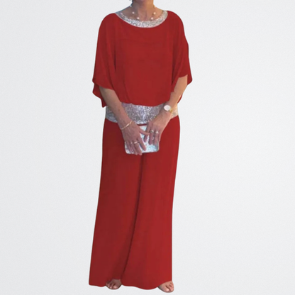 Lorelei - Luxuriöser Pailletten-Jumpsuit