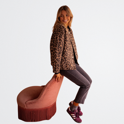 Brielle - Gemütliche Leopardenjacke