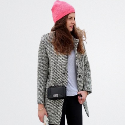 Adira - Stadt-Chic Tweed Mantel