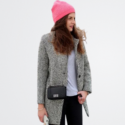 Adira - Stadt-Chic Tweed Mantel